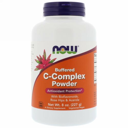 Now Foods, バッファードCコンプレックスパウダー、227g（8 oz）