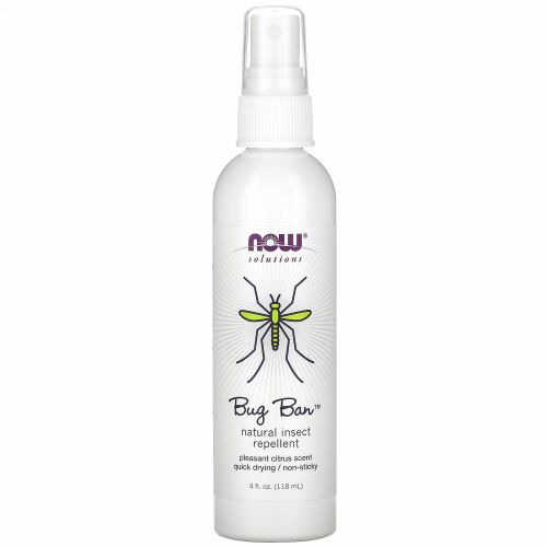 Now Foods, バグバン, ナチュラル虫除け, 4 fl oz (118 ml)