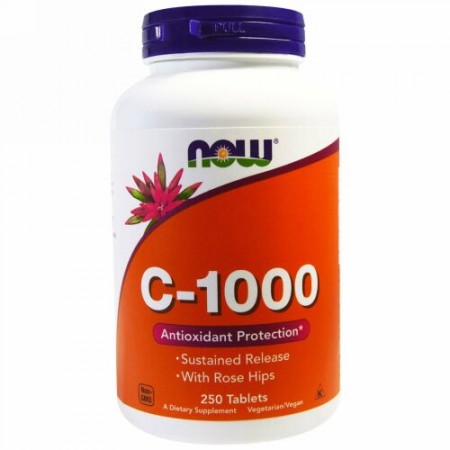 Now Foods, C-1000、250粒