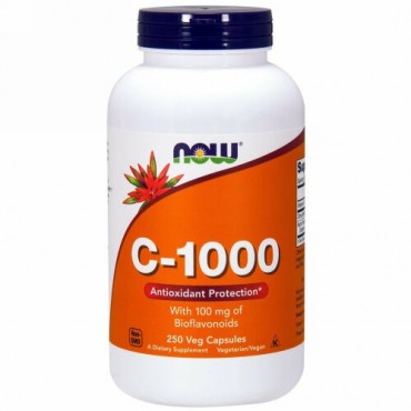 Now Foods, C-1000、バイオフラボノイド100 mg入り、植物性カプセル 250粒