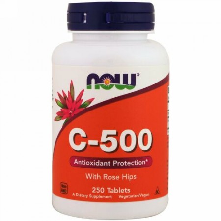 Now Foods, C-500 ローズヒップ配合 250粒