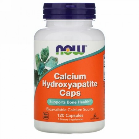 Now Foods, カルシウム・ヒドロキシアパタイトカプセル、120 カプセル