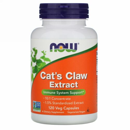 Now Foods, キャッツクローエキス、120植物性カプセル