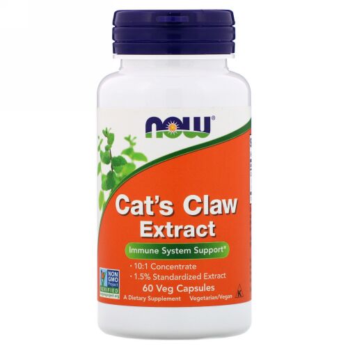Now Foods, 猫の爪抽出液、ベジタブルカプセル 60 錠 (Discontinued Item)