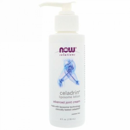 Now Foods, Celadrin, リポソームローション, 4液量オンス（118 ml） (Discontinued Item)