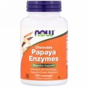 Now Foods, チュワブルパパイヤ酵素、 180トローチ