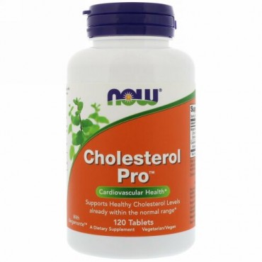 Now Foods, Cholesterol Pro™（コレステロール プロ）、120 錠