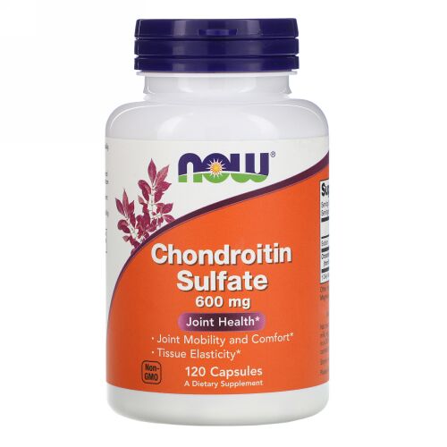 Now Foods, コンドロイチン硫酸, 600 mg, 120 カプセル