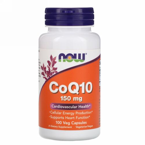 Now Foods, コエンザイムQ10、 150 mg、 100ベジカプセル