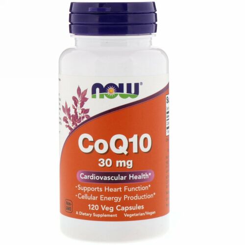Now Foods, コエンザイムQ10、30mg、植物性カプセル120錠