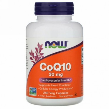 Now Foods, CoQ10, 30 mg, 240ベジカプセル錠