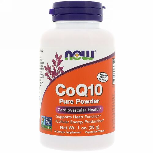 Now Foods, コエンザイムQ10、100% 純粋なパウダー、1オンス(28 g)