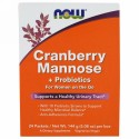 Now Foods, クランベリー マンノース + プロバイオティクス, 24 包, 各 (6 g)