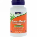 Now Foods, クルクブレイン、 認知サポート、 400 mg、 50ベジキャップ