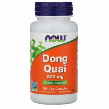 Now Foods, トウキ、520 mg、100植物性カプセル