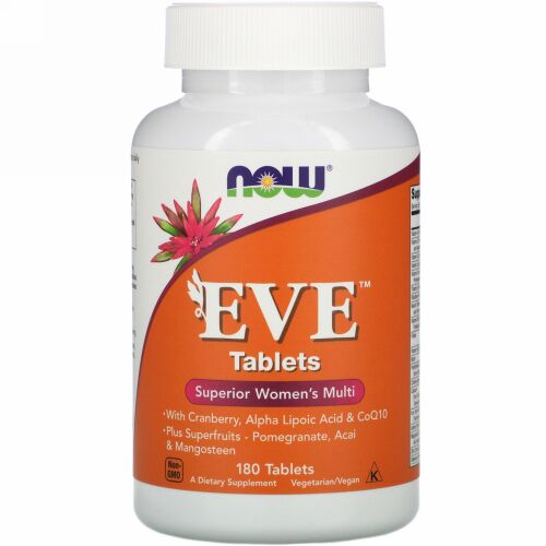 Now Foods, イブタプレット、優れた女性用マルチ栄養剤、 180 錠