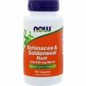 Now Foods, エキナセア & ヒドラチスの根、カプセル 100 錠