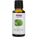 Now Foods, エッセンシャルオイル、ベルガモット、 1 液量オンス (30 ml)