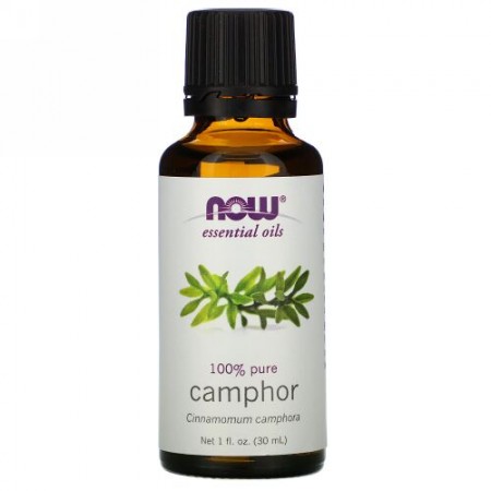 Now Foods, エッセンシャルオイル, 樟脳（しょうのう）, 1液量オンス (30 ml)