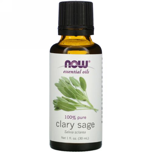 Now Foods, エッセンシャルオイル、クラリセージ、1オンス (30 ml)