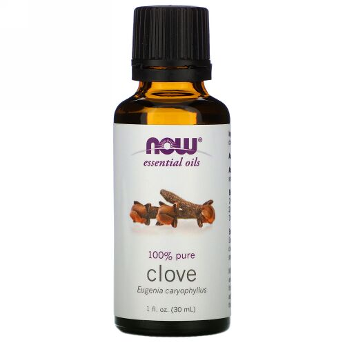 Now Foods, エッセンシャルオイル、クローブ、1液量オンス (30 ml)