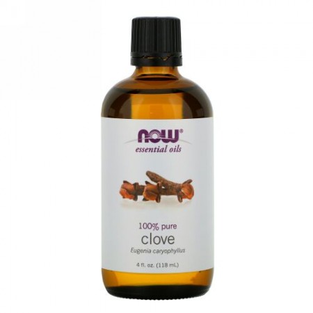 Now Foods, エッセンシャルオイル、クローブ、30 ml（4 fl oz）