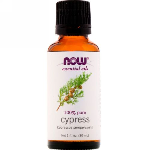 Now Foods, エッセンシャルオイル、糸杉、1液量オンス (30 ml)