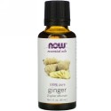 Now Foods, エッセンシャルオイル, ジンジャー, 1液量オンス (30 ml)