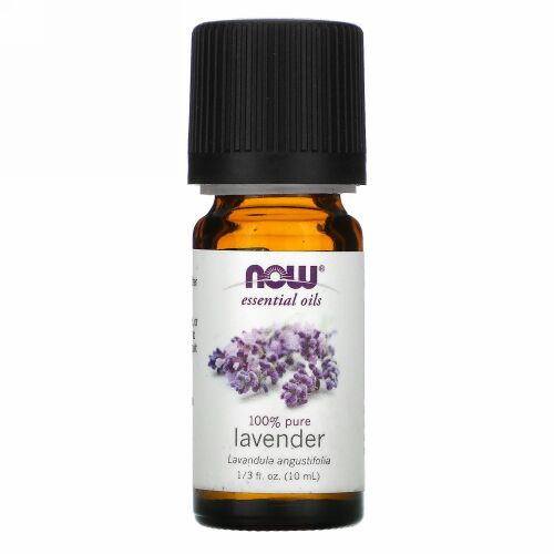 Now Foods, エッセンシャルオイル、ラベンダー、1/3 fl oz (10 ml)