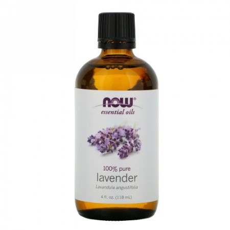 Now Foods, エッセンシャルオイル, ラベンダー, 4液量オンス (118 ml)