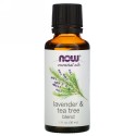Now Foods, エッセンシャルオイル、ラベンダー＆ティーツリーブレンド、30ml（1液量オンス）