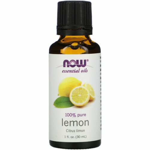 Now Foods, エッセンシャルオイル、レモン、1液量オンス (30 ml)