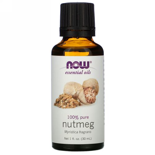 Now Foods, エッセンシャルオイル、 ナツメグ、 1液量オンス (30 ml)