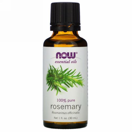 Now Foods, エッセンシャルオイル、ローズマリー、1液量オンス (30 ml)