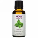 Now Foods, エッセンシャルオイル、 スペアミント、 1液状オンス (30 ml)