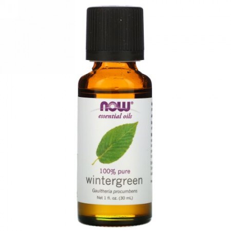 Now Foods, エッセンシャルオイル、ウィンターグリーン、1液量オンス(30 ml)