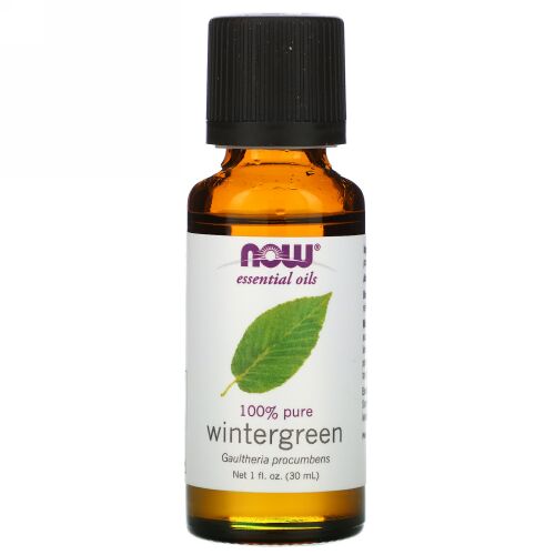 Now Foods, エッセンシャルオイル、ウィンターグリーン、1液量オンス(30 ml)