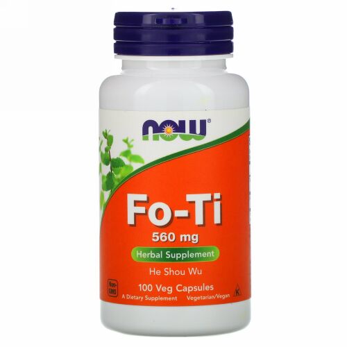 Now Foods, Fo-Ti, He Shou Wu, 560 mg, 100 Veg Capsules