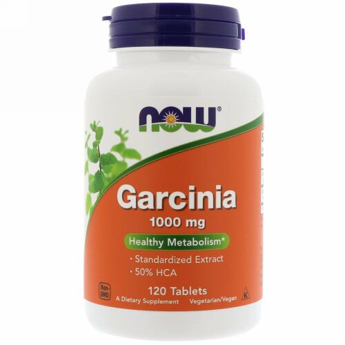Now Foods, ガルシニア, 1,000 mg, 120 錠