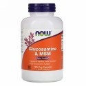 Now Foods, グルコサミン & MSM、180植物性カプセル