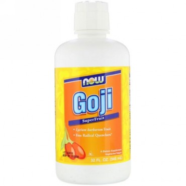 Now Foods, ゴジ、スーパーフルーツジュース、32 fl oz (946 ml)