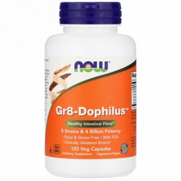 Now Foods, Gr8ドフィラス、120植物カプセル