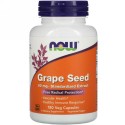 Now Foods, グレープシード、標準化エキス、60mg、植物性カプセル180個