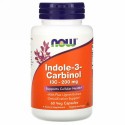 Now Foods, インドル-3-カルビノール、200 mg、植物性カプセル 60粒