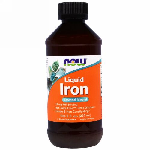 Now Foods, アイアンリキッド、8 液体オンス（237 ml）