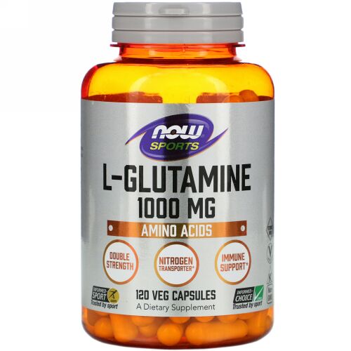 Now Foods, L-グルタミンタウリン、成分2倍、1,000mg、ベジカプセル120粒
