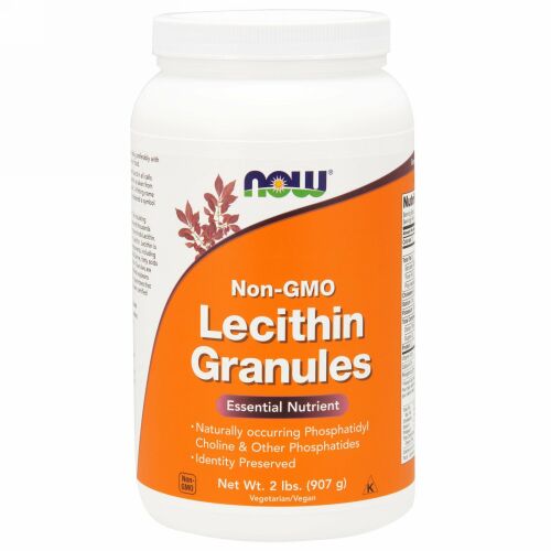 Now Foods, レシチン顆粒, 非遺伝子組み換え, 2 lbs (907 g)