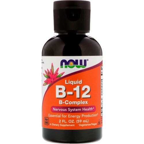 Now Foods, 液体B-12、Bコンプレックス、2 fl oz (59 ml)