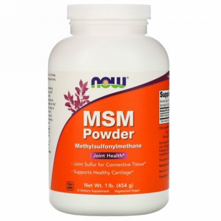 Now Foods, MSMパウダー、1ポンド (454 g)