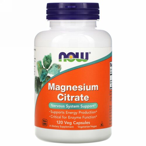 Now Foods, マグネシウムキレート、植物性カプセル 120粒